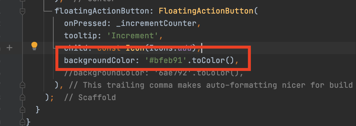 Using hexadecimal (Hex) color code strings in Flutter with extenstion