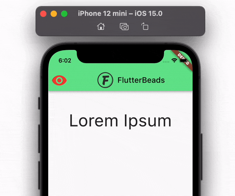 change drawer icon in flutter demo